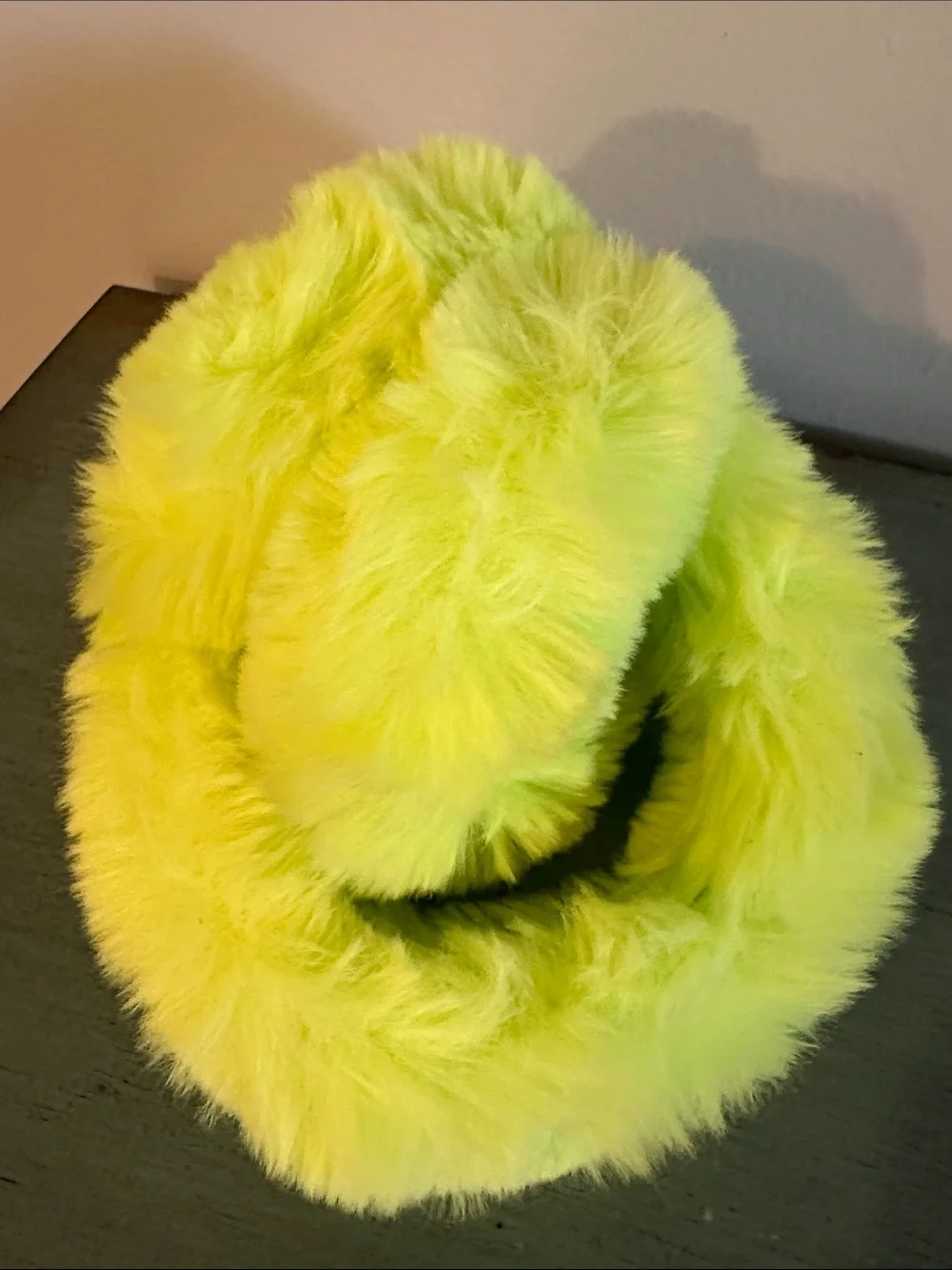 Anthropologie Neon Yellow Faux Fur Ear Muffs  Earmuffs